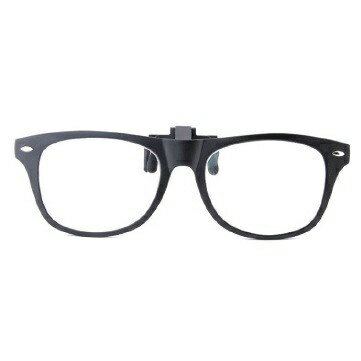 青山眼鏡｜AOYAMA Optical 【既製近視用】見エルクリップ【-0.25】ZO1211 1 マットブラック/クリア