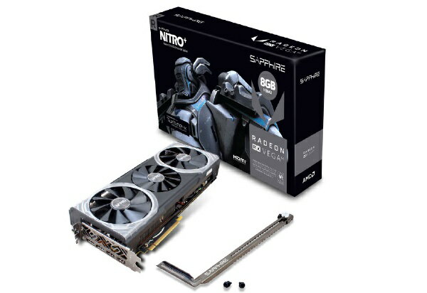 SAPPHIRE｜サファイヤ グラフィックボード　SAPPHIRE NITRO+ RADEON RX VEGA 64 8G HBM2 LIMITED EDITION SA-RXVEGA-64NITRO+LTD/11275-00-40G [8GB /Radeonシリーズ]【バルク品】 [SARXVEGA64NITROLTD]