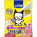 LION｜ライオン ニオイをとる砂（5L）フローラルソープの香り
