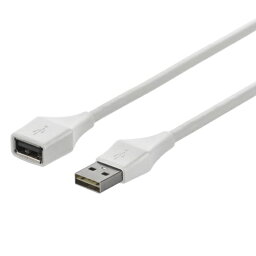 BUFFALO｜バッファロー どっちもUSB2.0延長ケーブル 3m BCUAAD230WH[BCUAAD230WH]