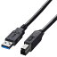 BUFFALOåХåե ͥ USB3.0 A to B ֥ 1m ֥å BCUAB310BK ֥årb_ cable_cpn