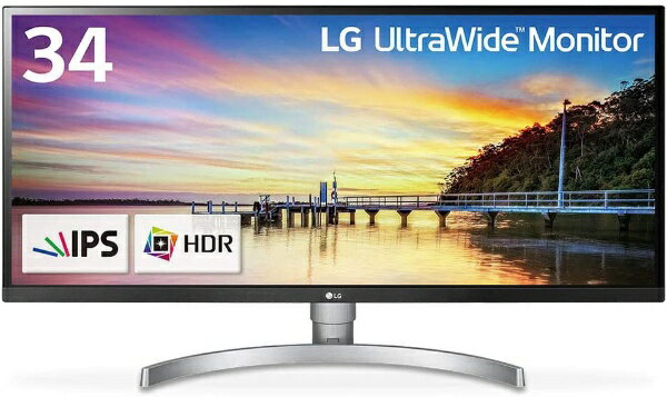 LGå른 ȥ磻 21:9 վ˥ ֥å 34WK650-W [34 /UltraWide FHD(25601080 /磻][34WK650W]פ򸫤