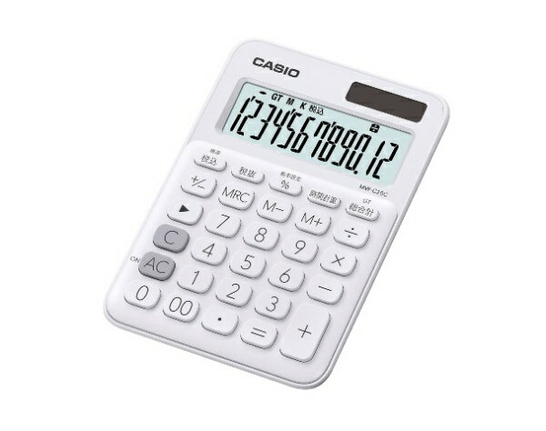 CASIO|カシオ カラフル電卓 ホワイト M...の紹介画像2