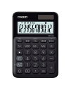 カシオ｜CASIO カラフル電卓 ブラック MW-C20C-BK-N 12桁 MWC20CBKN