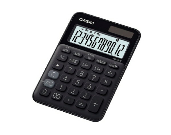 CASIO|カシオ カラフル電卓 ブラック M...の紹介画像2