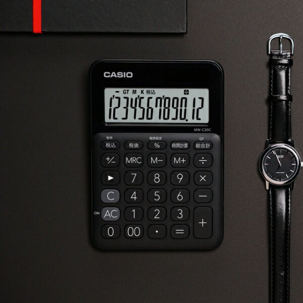 CASIO|カシオ カラフル電卓 ブラック M...の紹介画像3