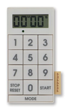 TAGlabel by amadana　タグレーベル バイ アマダナ 【ビックカメラグループオリジナル】デジタルキッチンタイマー kitchen timer AT-KT11（WH）[ATKT11W]【point_rb】