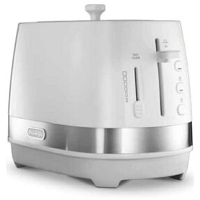 デロンギ｜Delonghi ポップアップトースター ACTIVE SERIES(アクティブシリーズ） トゥルーホワイト CTLA2003J [2枚][CTLA2003JW]