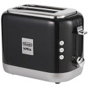 デロンギ｜Delonghi ポップアップトースター kMix(ケーミックス ) リッチブラック TCX752J 2枚 TCX752JBK 一人暮らし 単身 単身赴任 新生活 家電