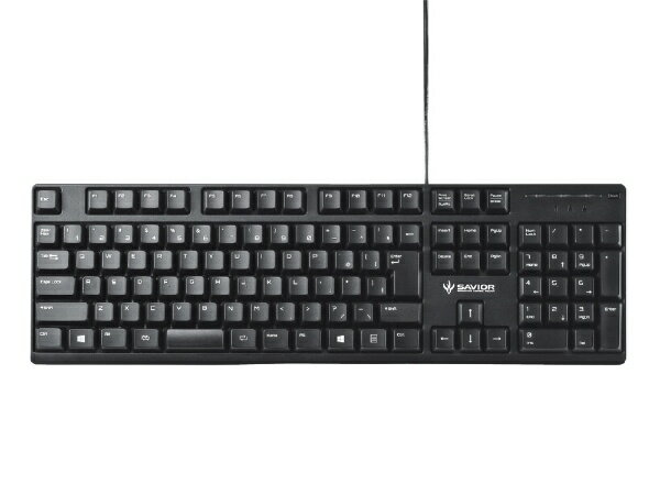 BUFFALO｜バッファロー ゲーミングキーボード SAVIOR ブラック BSKBCG300BK [有線 /PS/2・USB][BSKBCG300BK]