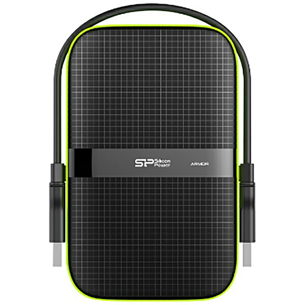 【エントリーで2倍pt(5/20まで)】 SILICONPOWER｜シリコンパワー SP050TBPHDA60S3K 外付けHDD Armor A60 ブラック 5TB /ポータブル型 SP050TBPHDA60S3K