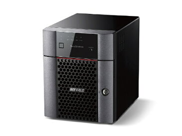 BUFFALO　バッファロー ネットワークHDD 2TB［無線LAN／有線LAN・Mac／Win］　TeraStation TS3410DNシリーズ 4ドライブ TS3410DN0204 ブラック[TS3410DN0204]