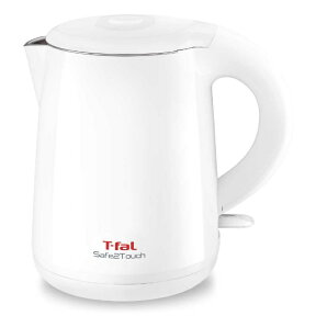 T-fal｜ティファール 電気ケトル Safe2Touch(セーフ・トゥ・タッチ) ホワイト KO2611JP [1.0L][ティファールケトル 一人暮らし 新生活 家電]