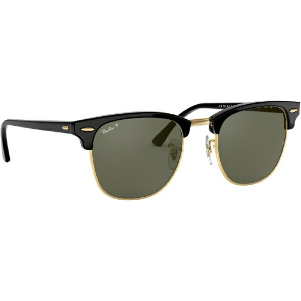 RayBan｜レイバン CLUBMASTER RB3016F 901/58 55mm ブラック/ポラライズドグリーンクラシックG-15 3