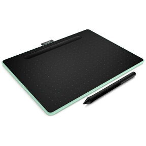 WACOM｜ワコム CTL-6100WL/E0 ペンタブ（ペンタブレット） Intuos Medium ワイヤレス ピスタチオグリーン[CTL6100WLE0]