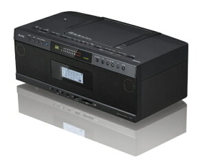 東芝｜TOSHIBA CDラジオ Aurexシリーズ ブラック TY-AH1(K) [ワイドFM対応 /ハイレゾ対応 /Bluetooth対応]