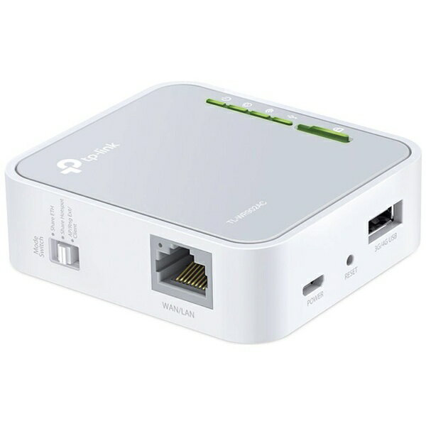 TP-Link｜ティーピーリンク 無線LANモバイルルータ ワイヤレス トラベルルーター AC750 TL-WR902AC Wi-Fi 5(ac) TLWR902AC