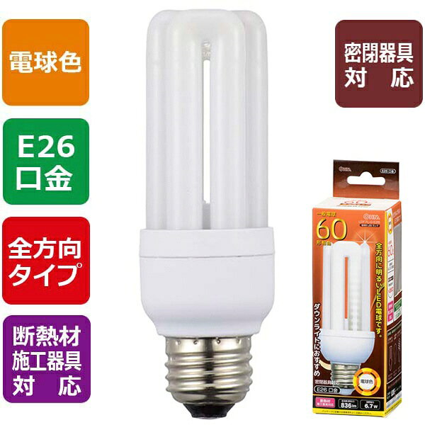 �������ŵ���OHM ELECTRIC LED�ŵ� D�� �ۥ磻�� LDF7L-G-E26 [E26 /60W���� /�ŵ忧 /1�� /������������][LDF7LGE26]
