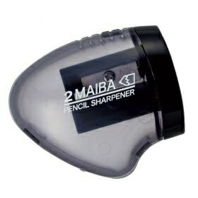 クツワ｜KUTSUWA STAD（スタッド） 2枚刃鉛筆削り BK(ブラック) RS021BK [手動タイプ]