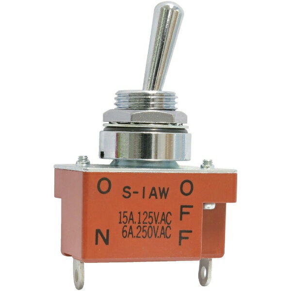 NKKスイッチズ｜NKK SWITCHES 防水形トグルスイッチ　はんだ端子　単極ON−OFF S-1AW