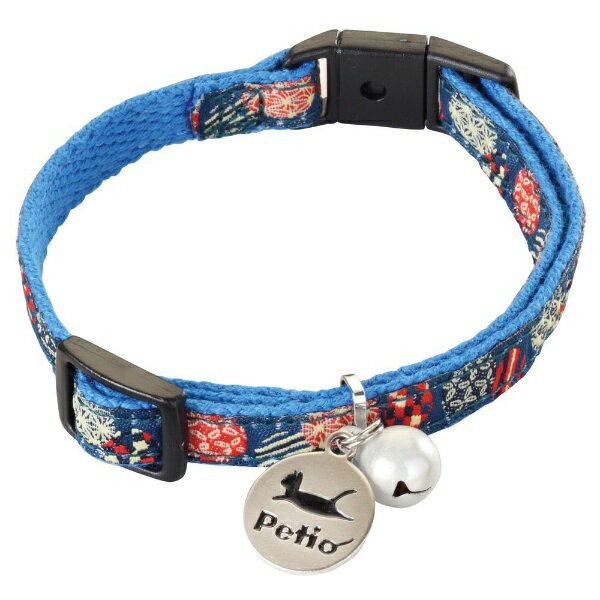 和風テイストのおしゃれなネコちゃん専用首輪。●力が加わるとバックルが外れる安心仕様●反射鈴付●迷子札付 --------------------------------------------------------------------...