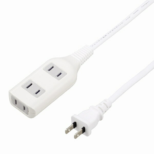 YAZAWA｜ヤザワ テーブルタップ ホワイト HSL3010WH [10.0m /3個口 /スイッチ無][HSL3010WH]