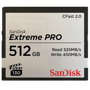 サンディスク　SanDisk CFastカード ExtremePRO（エクストリームプロ） SDCFSP-512G-J46D [512GB][SDCFSP512GJ46D]