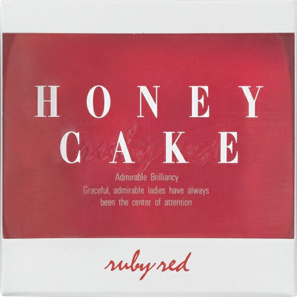 資生堂｜shiseido HONEY CAKE（ホネケーキ）ルビーレッド（100g）固形［洗顔石鹸］ ルビーレッド