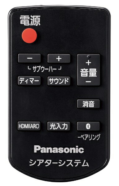 Panasonic�åѥʥ��˥å� �ۡ��ॷ�������ʥ�����ɥС��� �֥�å� SC-HTB250-K [2.1ch /Bluetooth�б�]