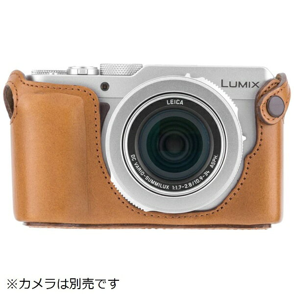LX100をクラシックな装いに変えます。バケッタレザーの程よい厚みと弾力が手に馴染み、しっかりとしたホールド感を味わえます。