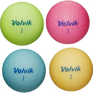 VOLVIK　ボルビック ゴルフボール VOLVIK VIVID LITE アソート [4球（1スリーブ） /スピン系]【オウンネーム非対応】