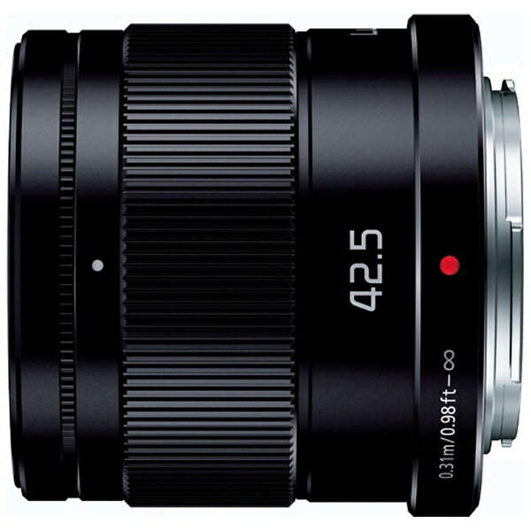 パナソニック｜Panasonic カメラレンズ LUMIX G 42.5mm/F1.7 ASPH./POWER O.I.S. LUMIX（ルミックス） ブラック H-HS043-K マイクロフォーサーズ /単焦点レンズ