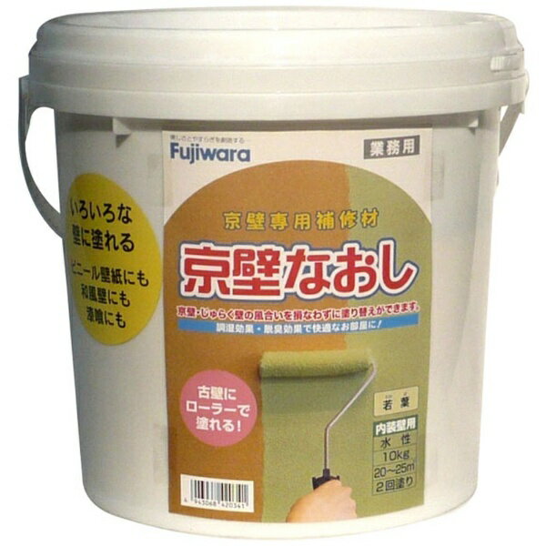 フジワラ化学｜Fujiwara Chemical 京壁なおし 10kgポリ缶 若葉
