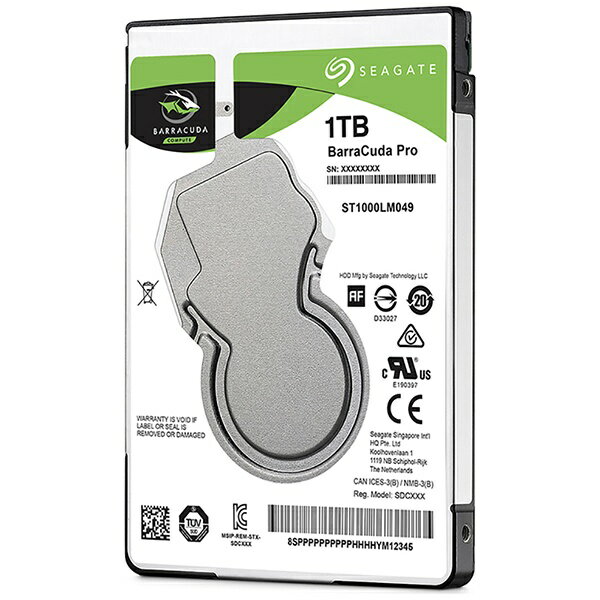 SEAGATEå ST1000LM049 ¢HDD SATA³ BarraCuda Pro2.5 [1TB /2.5]ڥХ륯ʡ [ST1000LM049]