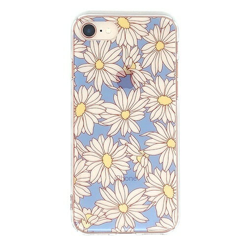 【ビックカメラグループオリジナル】 ラスタバナナ｜RastaBanana PB iPhone8/7 FLORAL STYLE リフレッシュ・デイジー BKSFLWCV09 クリア