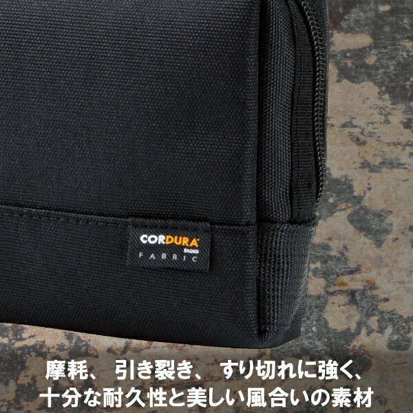 ELECOM｜エレコム ガジェットポーチ ガジェットケース 小物入れ 収納 バック トラベルポーチ オーガナイザー ケース バッグインバッグ 大容量 撥水 高耐久 CORDURA ブラック 黒 BMA-CDGP01BK ブラック[BMACDGP01BK] biccamera-12085551 楽天ビック(ビックカメラ×楽天) サンプル画像3