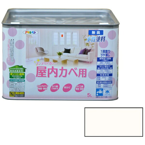 �ڥ���ȥ꡼�Ǻ������ۥݥ���ȴԸ���3/11�ޤǡ� �����ҥڥ��Asahipen NEW��������ƥꥢ���顼���⥫�� 5L (�ۥ磻�ȥԥ�)