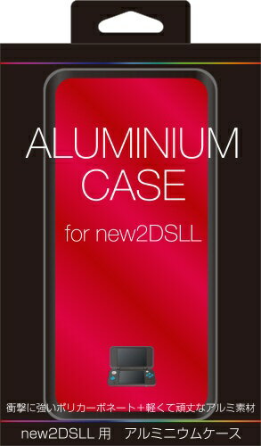 アローン｜ALLONE new2DSLL用アルミニウムケース　レッド ALG-N2DACR［New2DS LL］