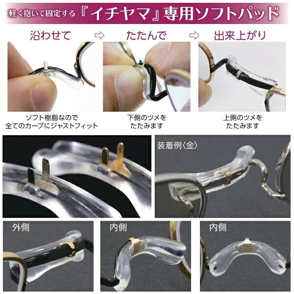 パール｜Pearl イチヤマ用パッド クリア 金
