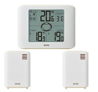 【エントリーで最大2万ポイント当たる｜4/23まで】 TANITA｜タニタ TC-400IV 温湿度計 アイボリー [デジタル] 2