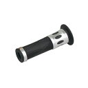 デイトナ|DAYTONA PRO-GRIP #728 STDラバー 122mm 貫通 ブラック/シルバー 98090