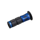 デイトナ|DAYTONA PRO-GRIP #744 STDラバー 115mm 貫通 ブラック/ブルー 98101