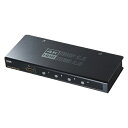 【エントリーで2倍pt(4/21まで)】 サンワサプライ｜SANWA SUPPLY SW-HDR41H HDMIセレクター 4K HDR HDCP2.2対応 /4入力 /1出力