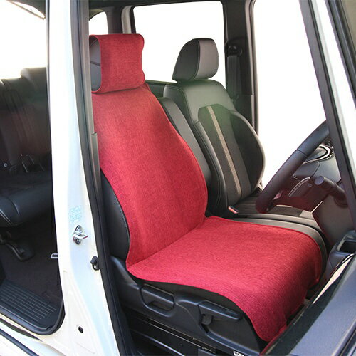 錦産業｜Nishiki Sangyo AM-7361 前席用シートカバー(1枚入) リネン調生地 フリーサイズ