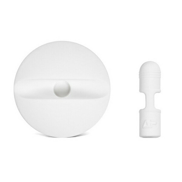 aglow DESIGN|アグロウデザイン ApplePencil用キャップカバー&台座セット/ホワイト IQ-AP-CV-WH ホワイト