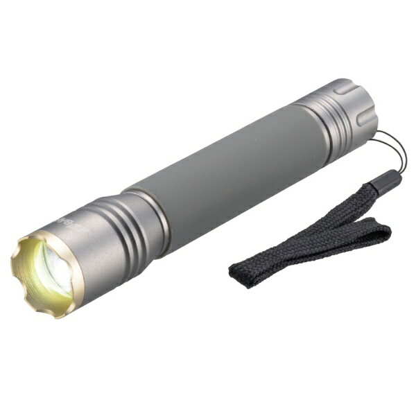 オーム電機｜OHM ELECTRIC LED-K1502T-H 懐中電灯 シルバー [LED /単3乾電池×2 /防水対応]