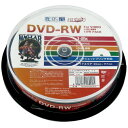 磁気研究所｜HIDISC ハイディスク 録画用DVD-RW HIDISC HDDRW12NCP10 10枚 /4.7GB /インクジェットプリンター対応