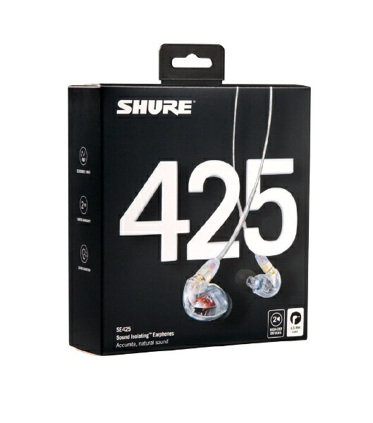 【エントリーで最大全額ポイント還元｜7/5まで】 SHURE｜シュアー イヤホン カナル型 SE425-CL-A クリア [カナル型 /φ3.5mm ミニプラグ][SE425CLA]【rb_audio_cpn】 biccamera-12139675 楽天ビック(ビックカメラ×楽天) サンプル画像3