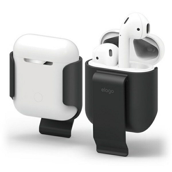 ELAGO｜エラゴ AirPods用ケース CarryingClip for AirPods ブラック EL_APDCSPCCL_BK