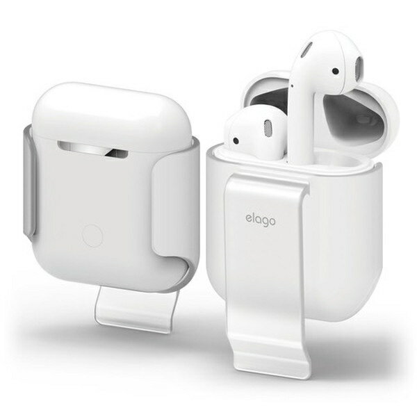 ELAGObGS AirPodspP[X CarryingClip for AirPods zCg EL APDCSPCCL FT